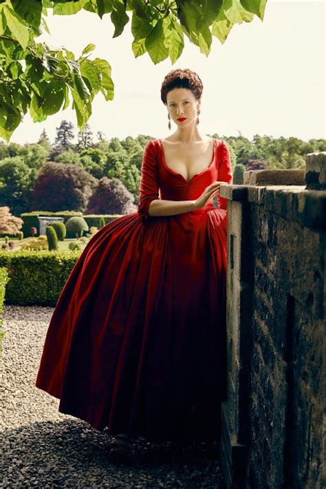 dior dress outlander|Outlander red gown.